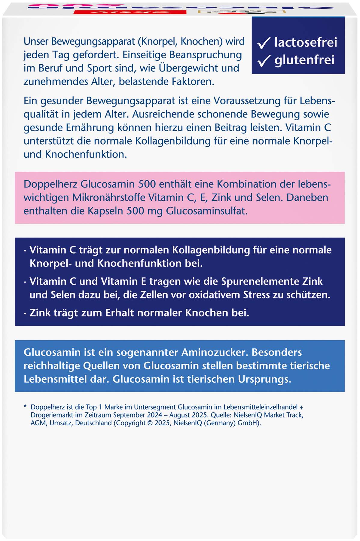 Doppelherz Aktiv Glucosamin 500 120 Kapseln