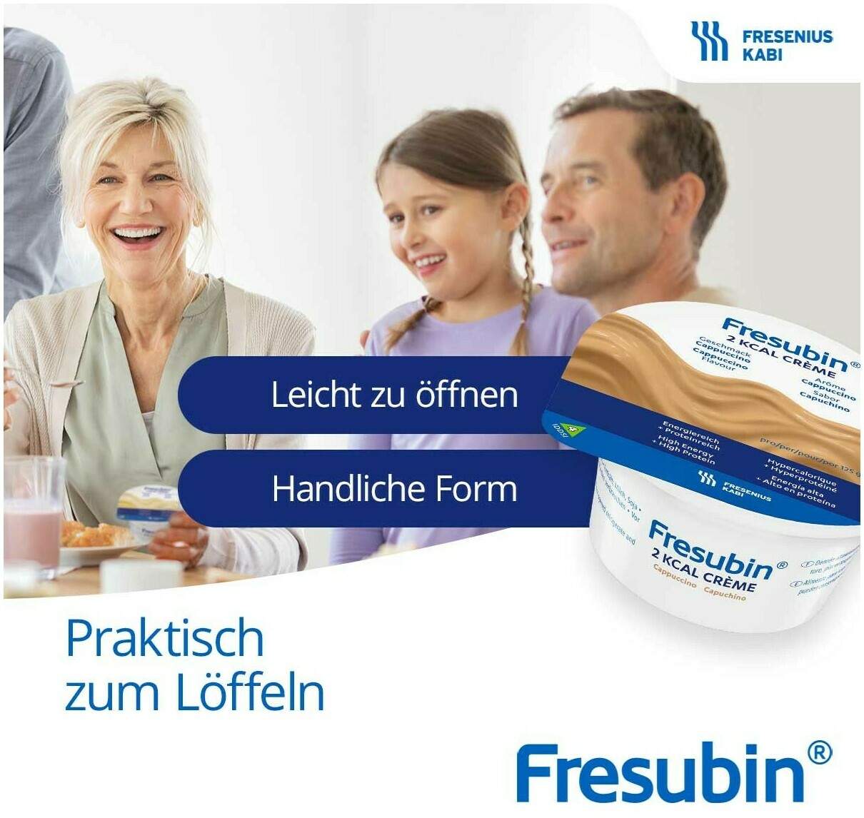 Fresubin 2 Kcal Creme Vanille im Becher 4 x 125 g
