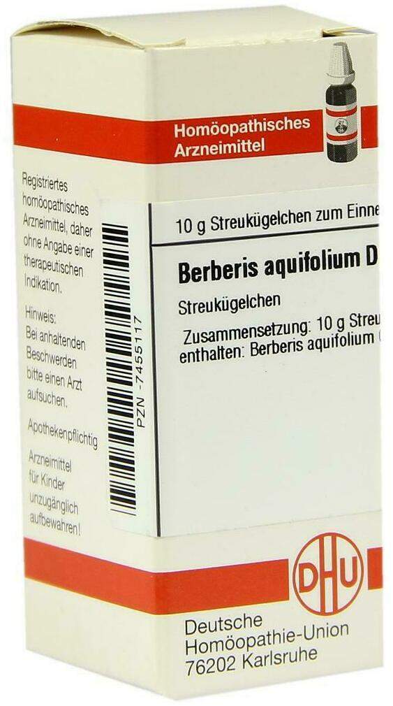 Dhu Berberis Aquifolium D12 10 G Globuli