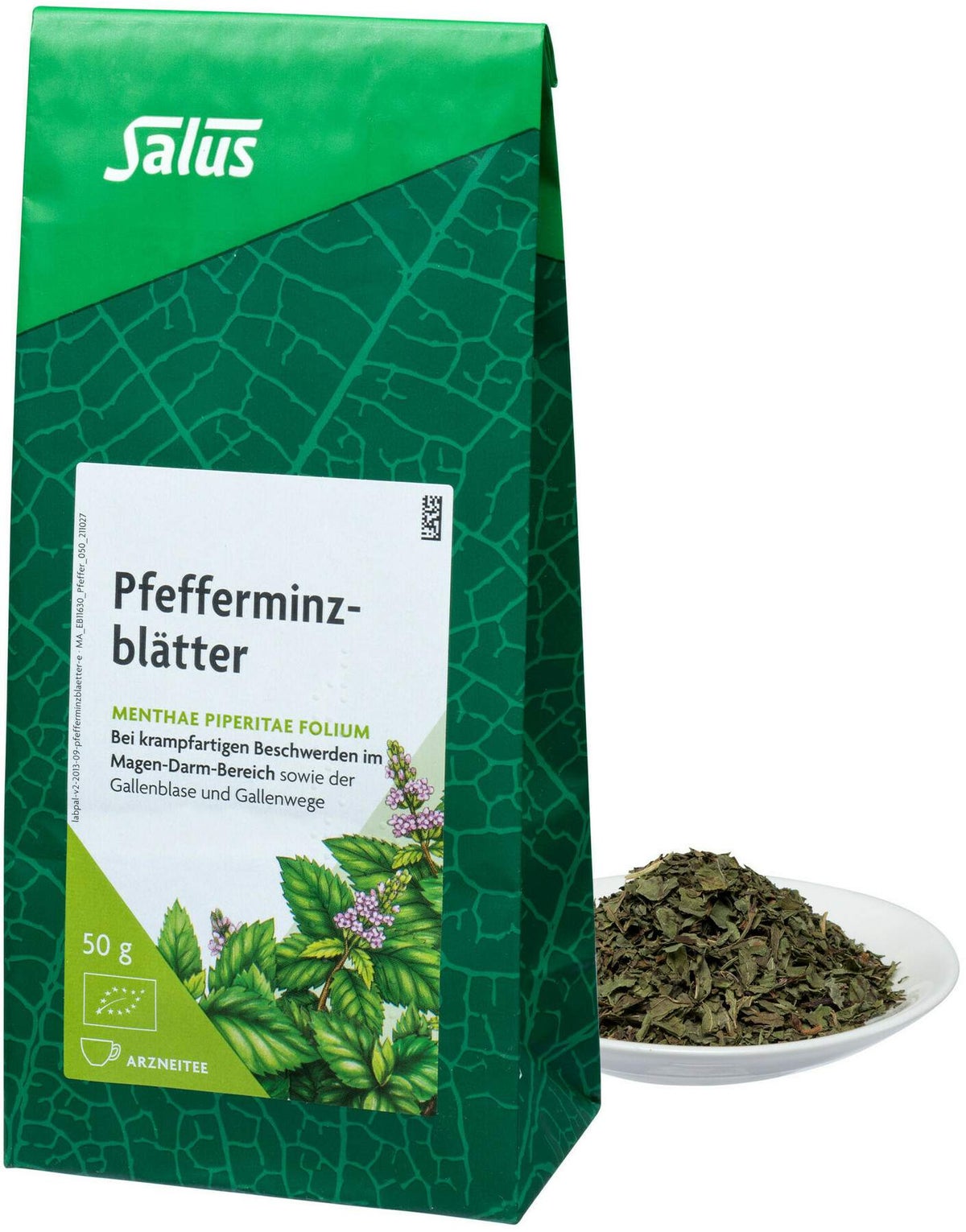 Pfefferminzblätter Arzneitee Bio Salus 50 G