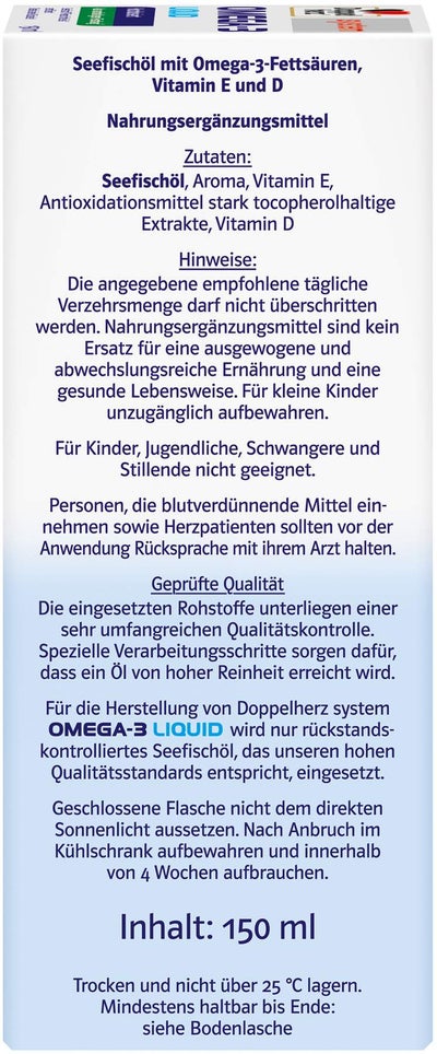Doppelherz system Omega 3 150 ml Liquid
