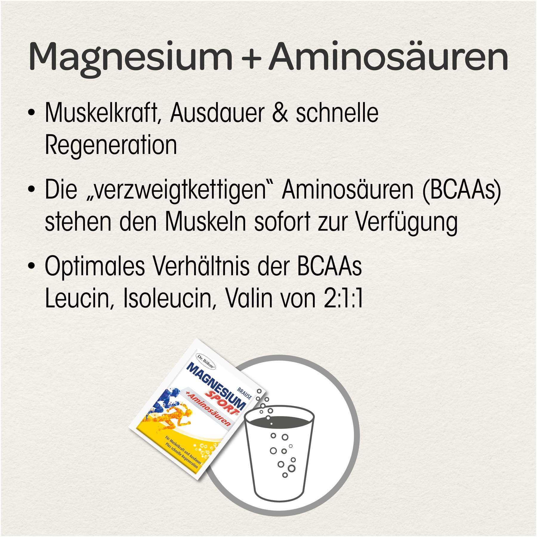 Dr. Böhm Magnesium Sport + Aminosäuren 14 Stück