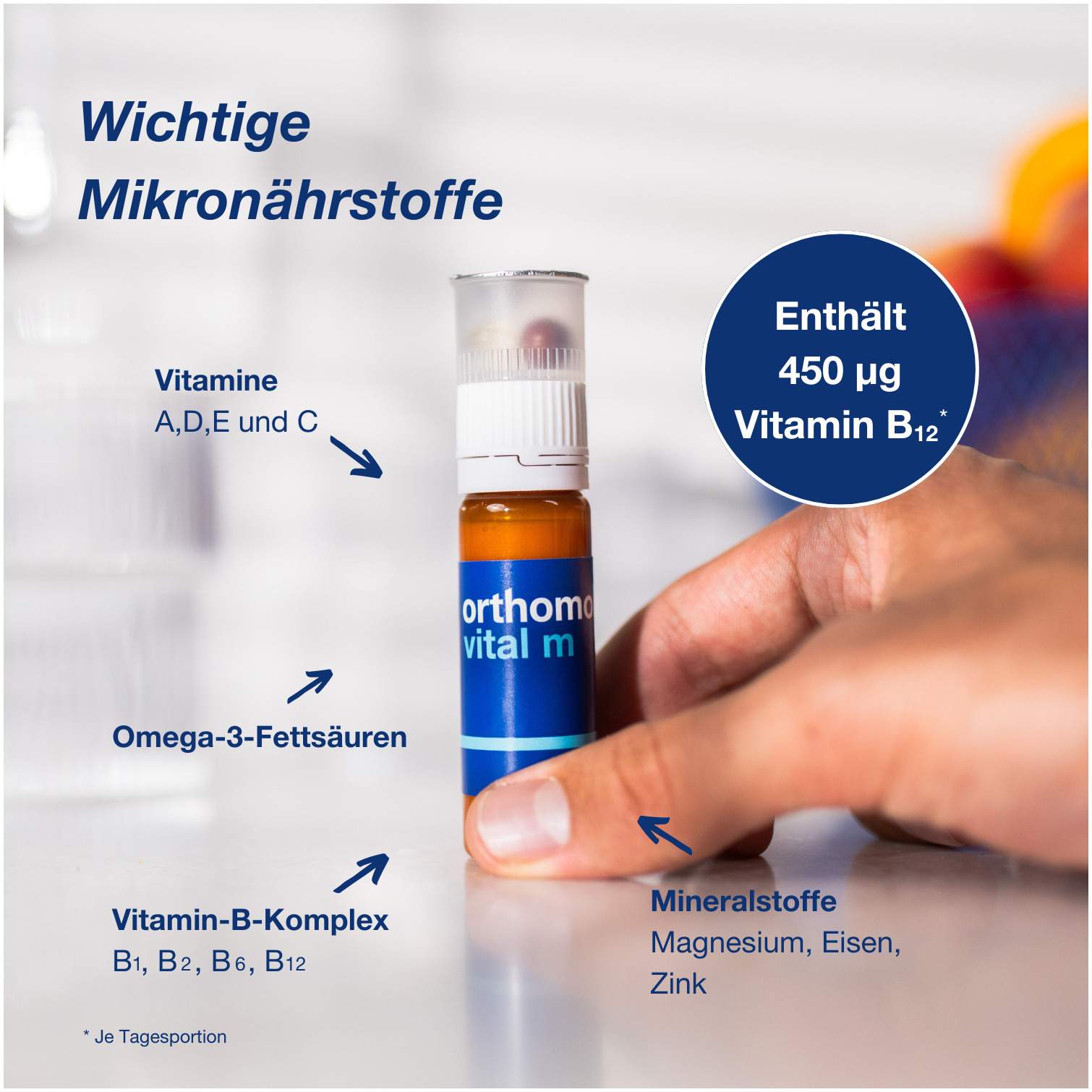 Orthomol Vital M 30 Trinkfläschchen