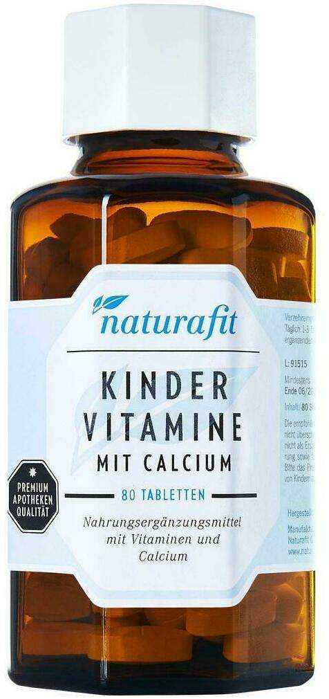 Naturafit Kindervitamine M.Calcium Lutschtabletten