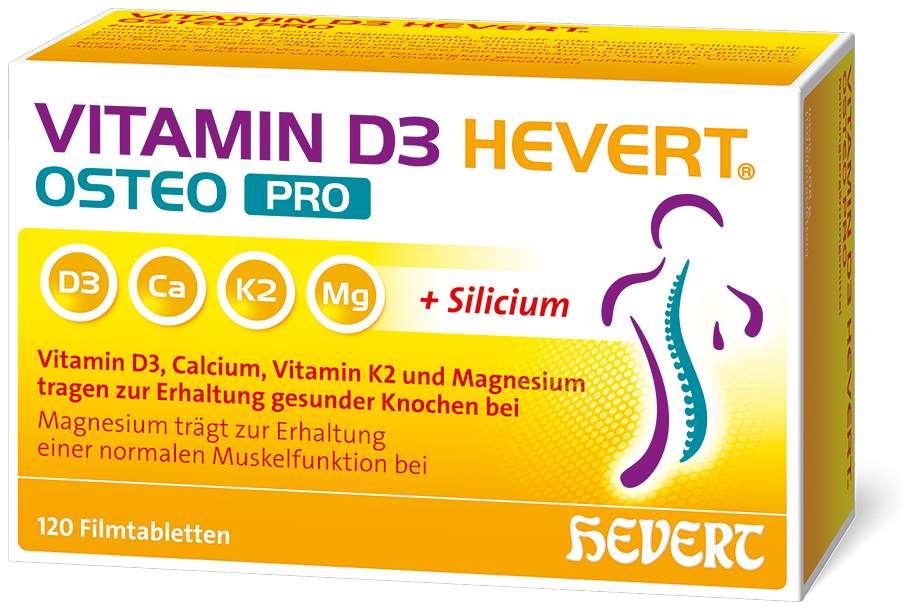 Vitamin D3 Hevert Osteo Pro 120 Filmtabletten