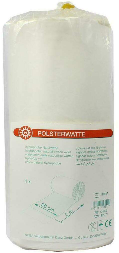 Polsterwatte Gerollt 20 Cmx2 M