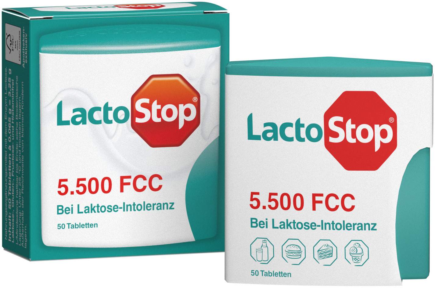Lactostop 5.500 Fcc 50 Tabletten Klickspender