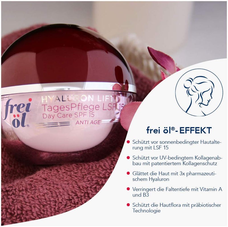 Frei Öl Anti-Age Hyaluron Lift TagesPflege LSF 15 50 ml