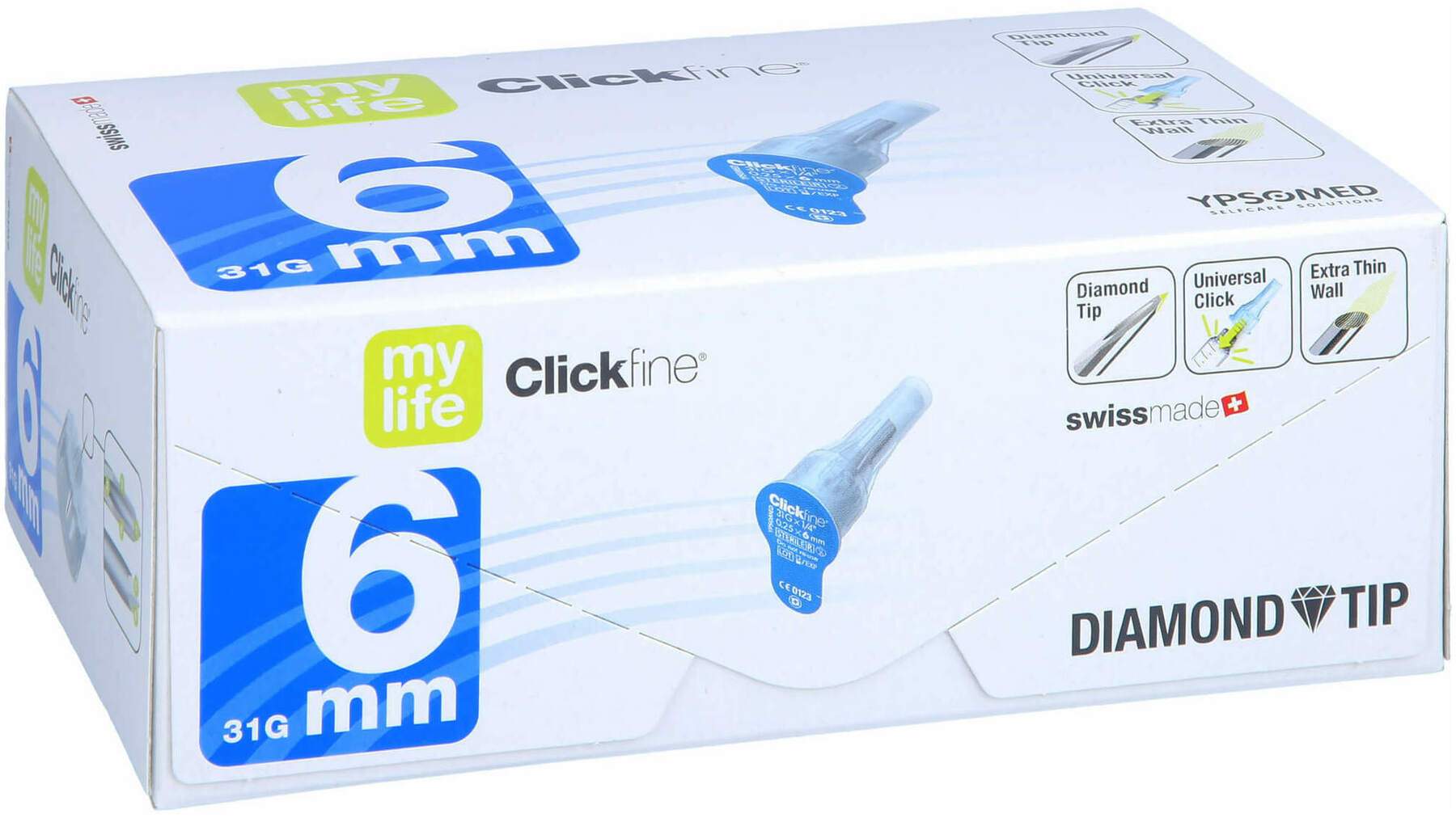 Clickfine Universal 6 Kanülen 0,25 X 6 mm 100 Stück
