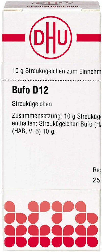 Dhu Bufo D12 Globuli 10 G