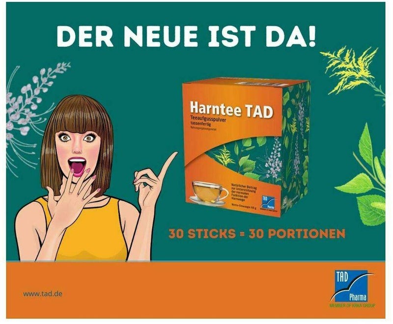 Harntee TAD Sticks Teeaufgusspulver 30 x 2 g