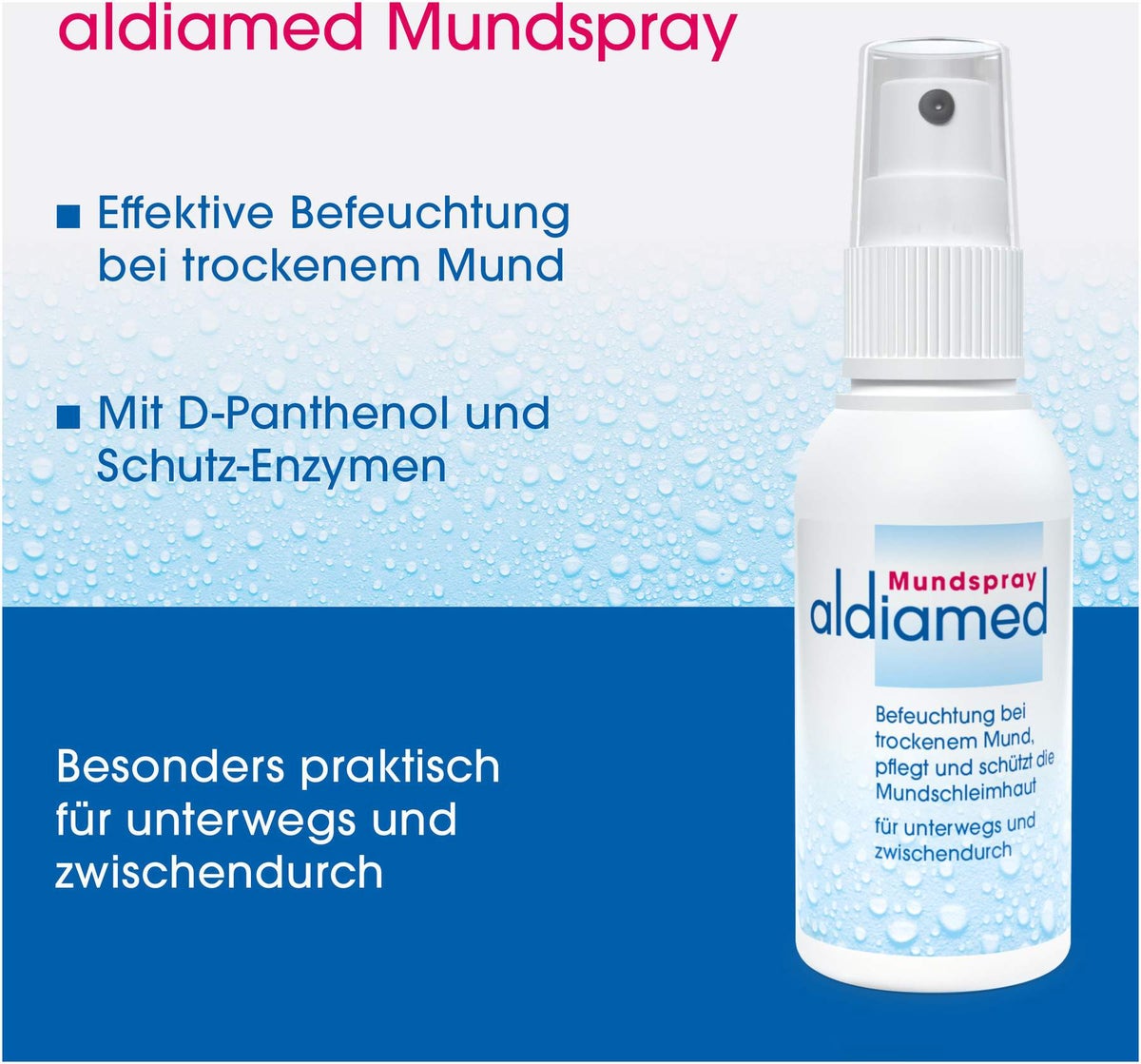 Aldiamed Mundspray zur Speichelergänzung 50 ml