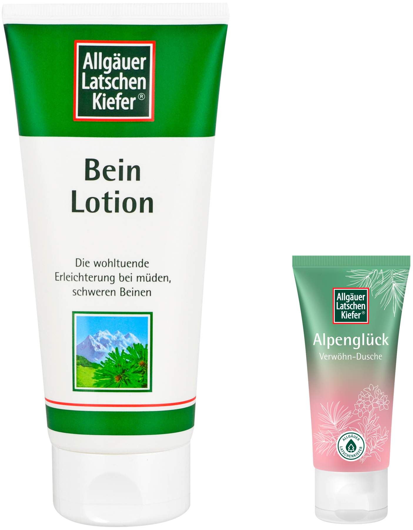 Allgäuer Latschenkiefer Beinlotion 200 ml + gratis Allgäuer Latschenkiefer Alpenglück Dusche 30 ml