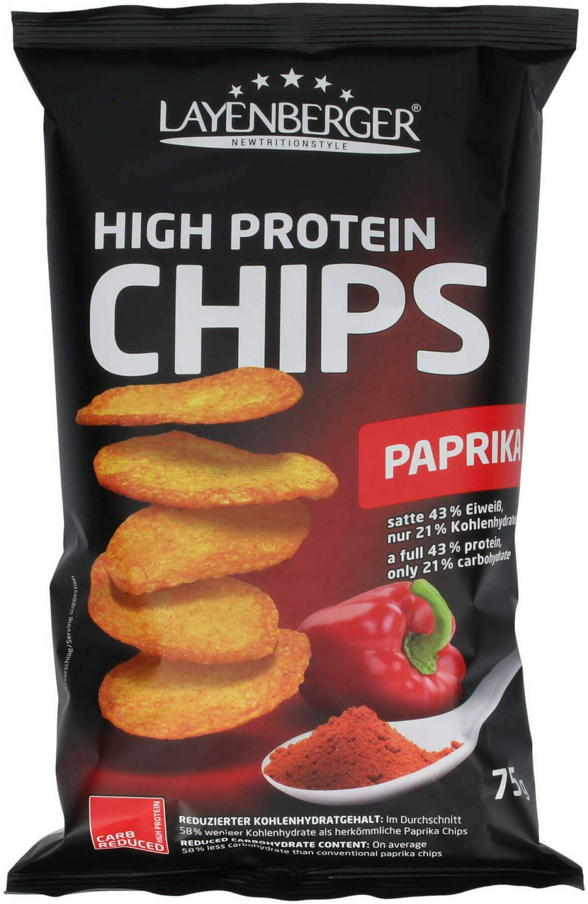 Lowcarb.One High Protein Chips Paprika  75 G