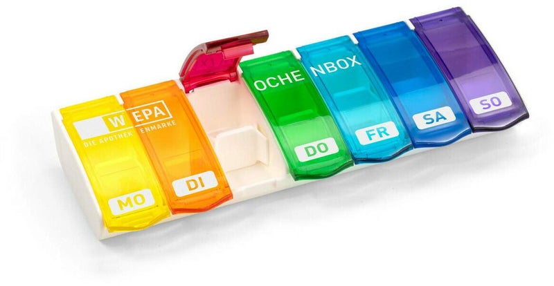 WEPA 1x7 Wochenbox Uv-Schutz+ Regenbogen