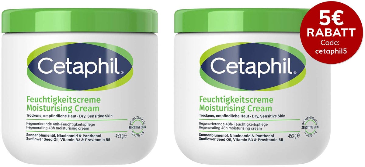 Cetaphil Feuchtigkeitscreme 2 x 453 g