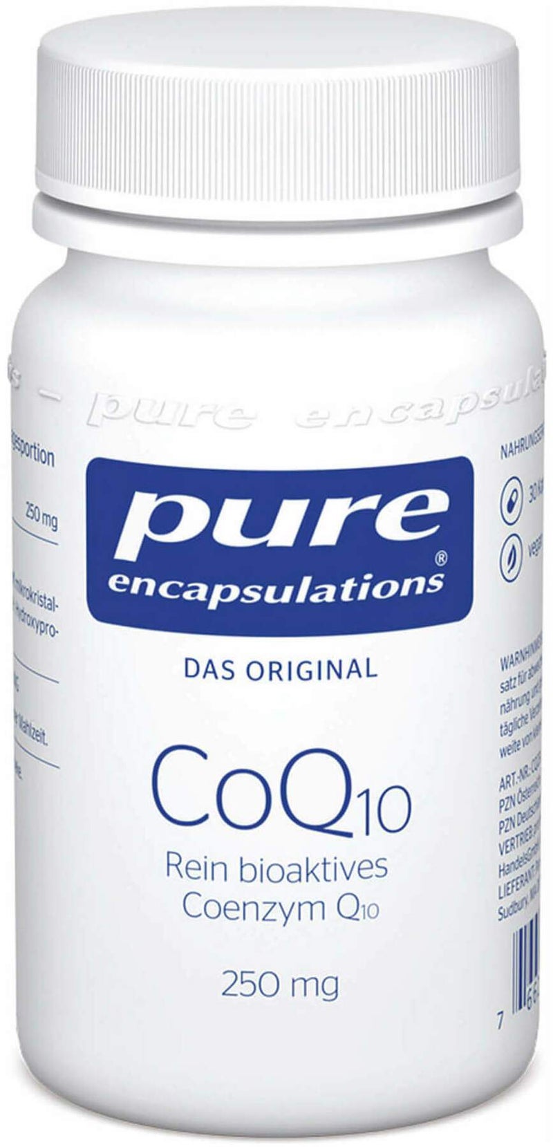 Pure Encapsulations Coq10 250 mg 30 Kapseln