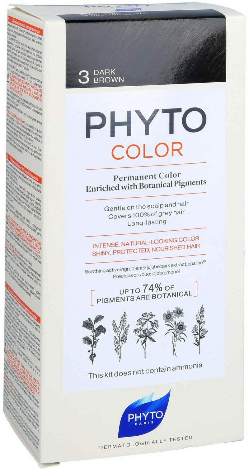 Phytocolor 3 Dunkelbraun Ohne Ammoniak 1 Stück