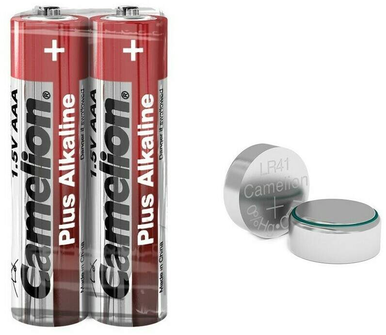 Batterien Set für 3201175 Ohr-Reiniger, 4xAlkaline AG3+2xAAABatterien Camelion
