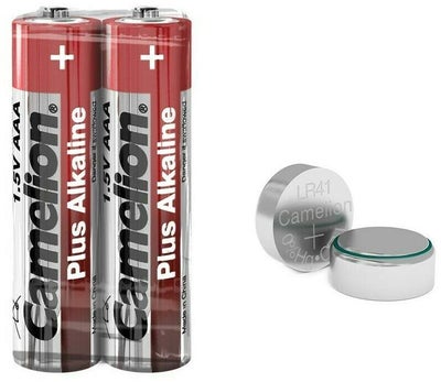 Batterien Set für 3201175 Ohr-Reiniger, 4xAlkaline AG3+2xAAABatterien Camelion
