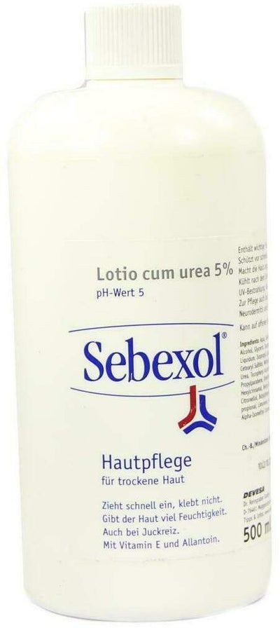 Sebexol Lotio Cum Urea 5% 500 ml Emulsion