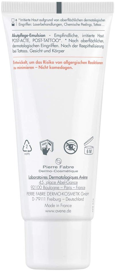 Avene Cicalfate+ Akutpflege-Emulsion Post-Acte und Post-Tattoo 40 ml