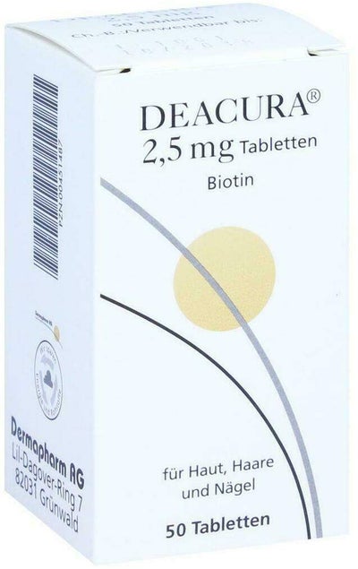 Deacura 2,5 mg 50 Tabletten