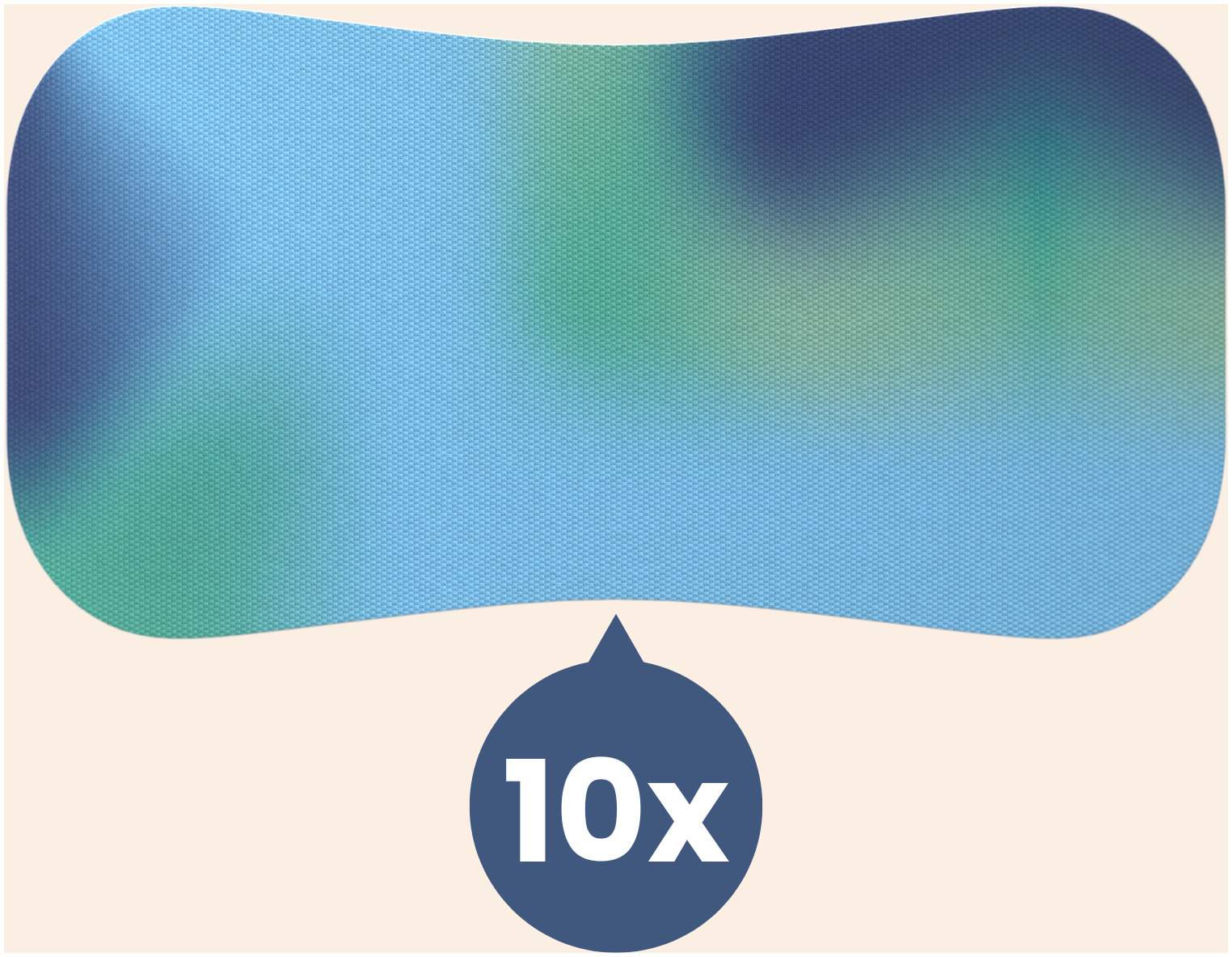 Wild Stripes Mund-Tapes Sunset Design 20 Stück