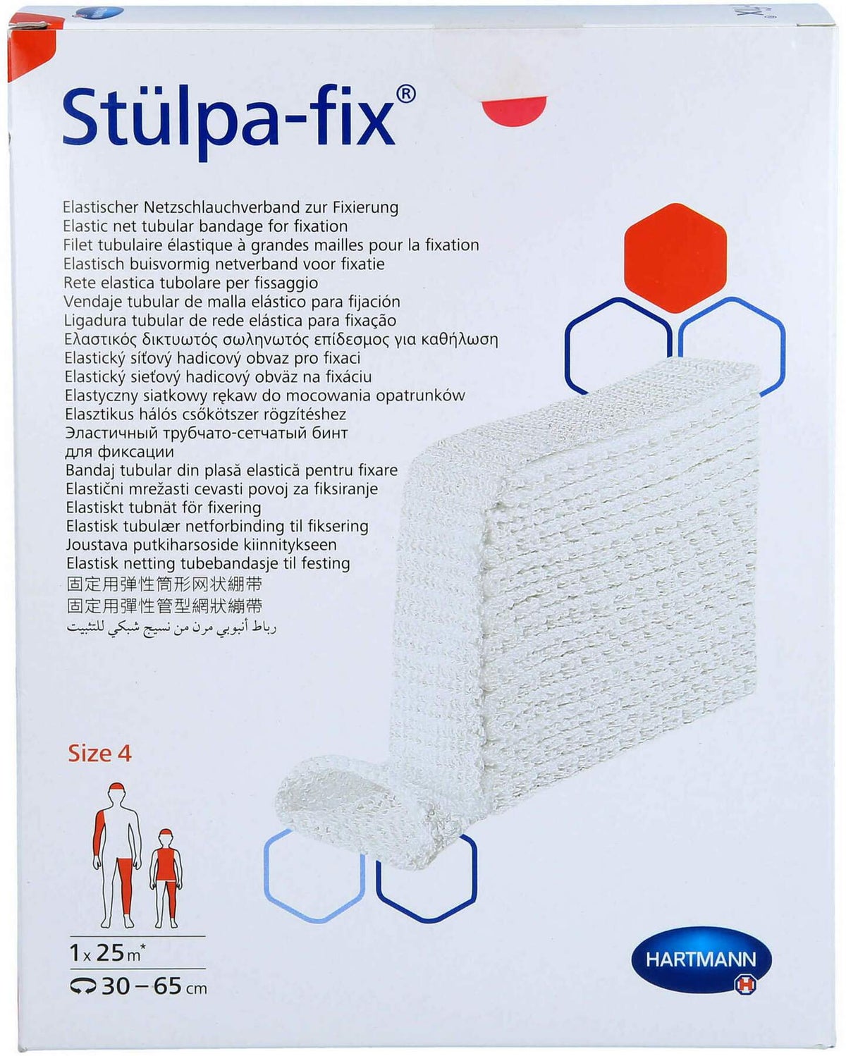 Stülpa Fix Gr.4 Bein, Fuß, Kinderrumpf 25 M Netz 1 Stück