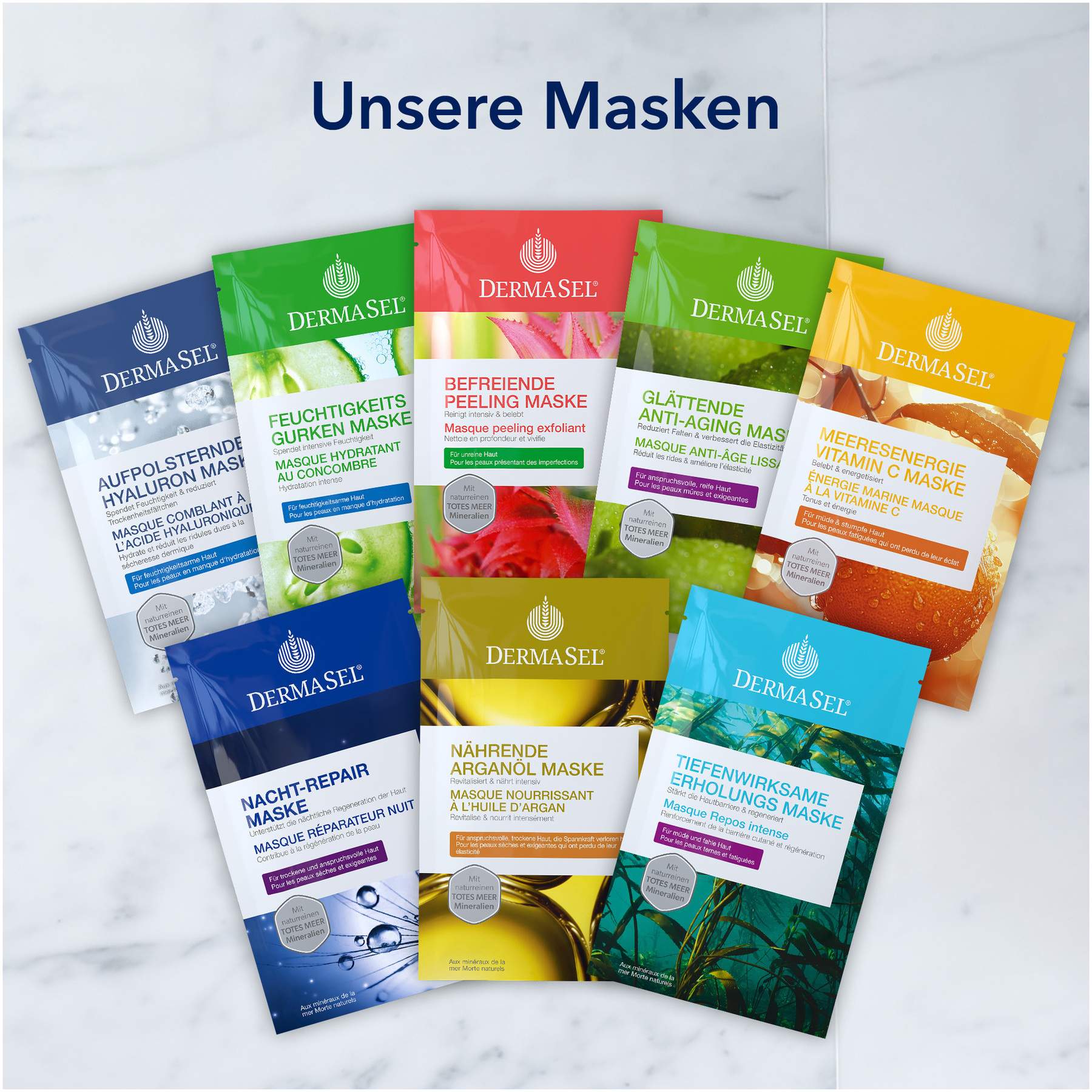 Dermasel Maske Meeresenergie Vitamin C 12 ml