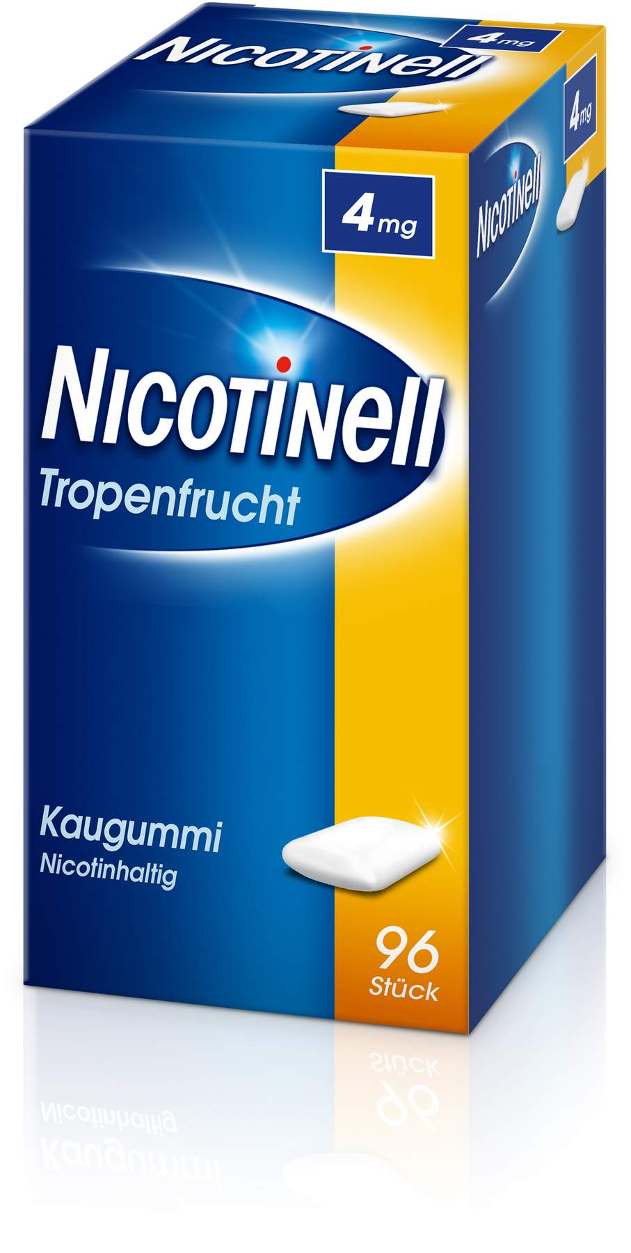 Nicotinell Kaugummi 4 mg Tropenfrucht 96 Stück
