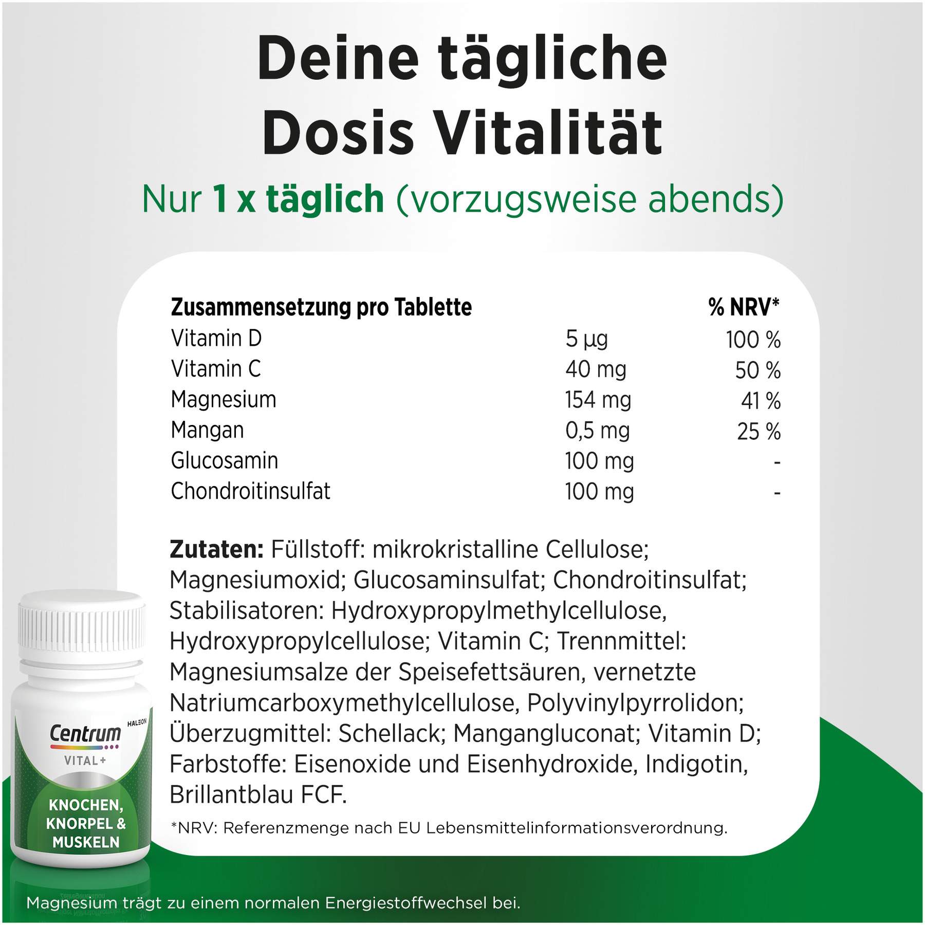 Centrum Vital+ Knochen Knorpel & Muskeln 30 Tabletten