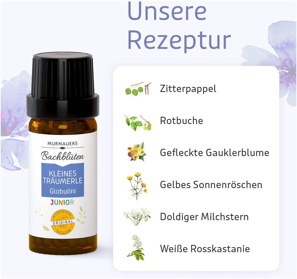 Bachblüten Kinder Kleines Träumerle 10 G Globulini Nach Dr.Bach