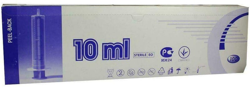 Spritzen 10 ml Luer 2-Teilig 100 Spritzen
