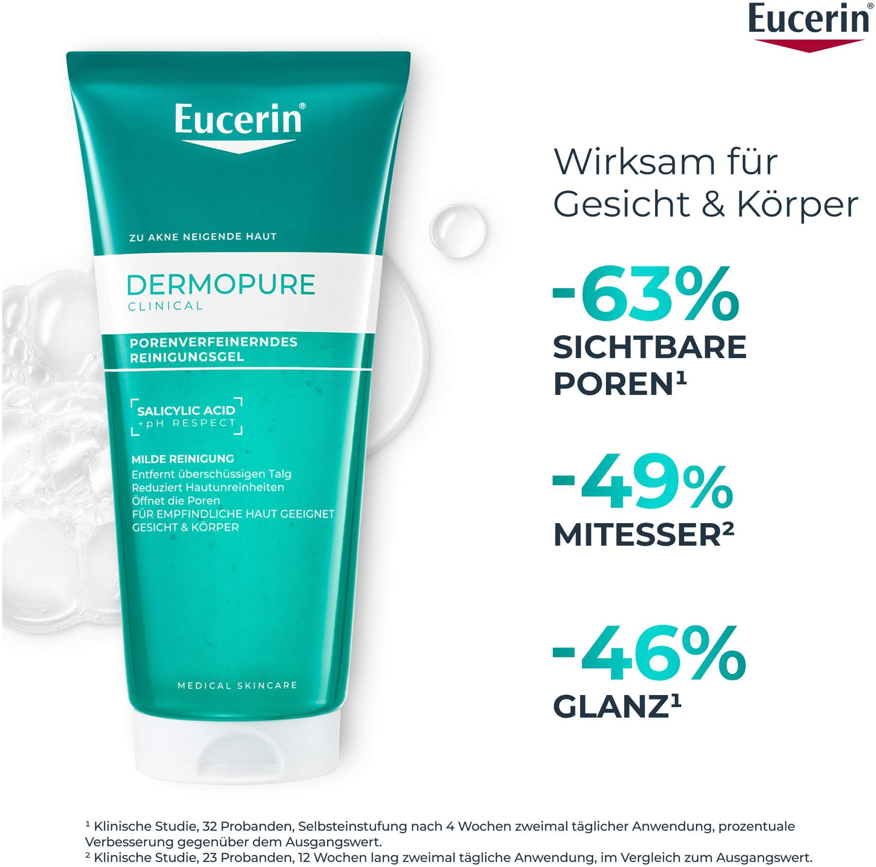 Eucerin DermoPure Clinical Reinigungsgel 200 ml