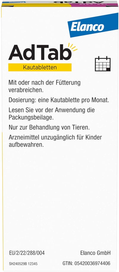 AdTab 112 mg für kleine Hunde (2,5-5,5 kg) 3 Kautabletten