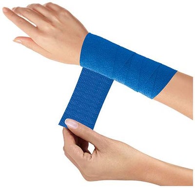 Selbsthaftende Bandage, 5 cm x 4 m, farbig sortiert