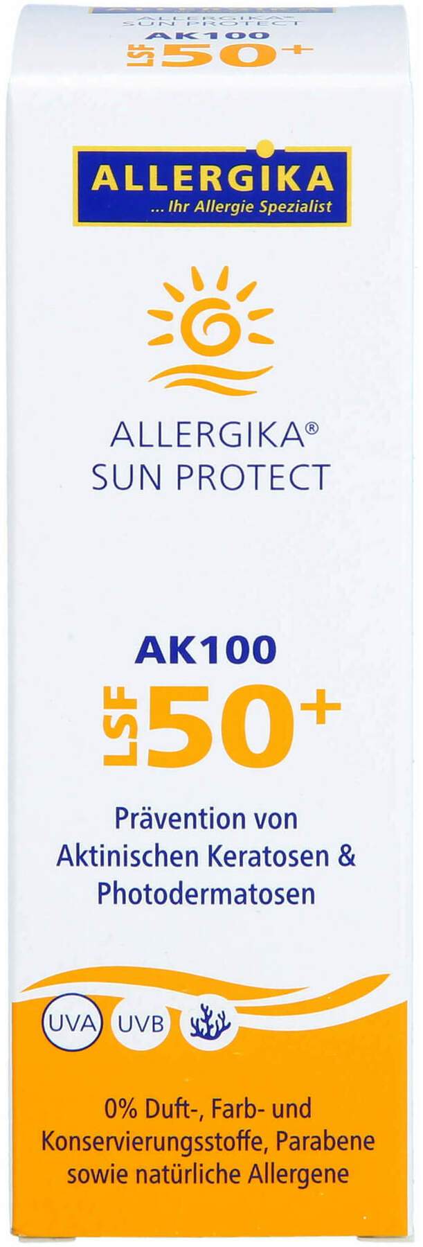 Allergika Sun Protect Ak100 Creme Lsf 50+ 50ml