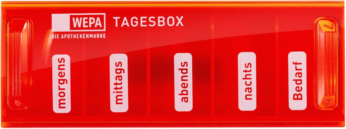 WEPA Tagesbox Farbig Sortiert + UV-Schutz
