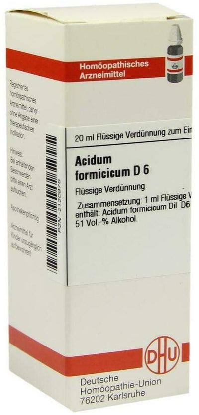 Dhu Acidum Formicicum D6 20 ml Dilution