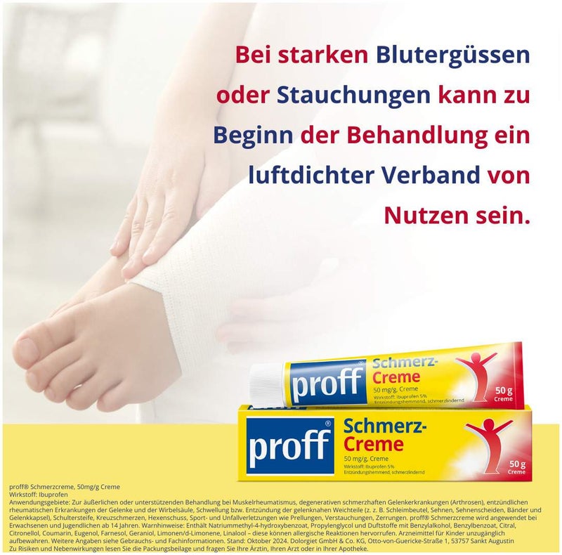 Proff Schmerzcreme 5% 50 g