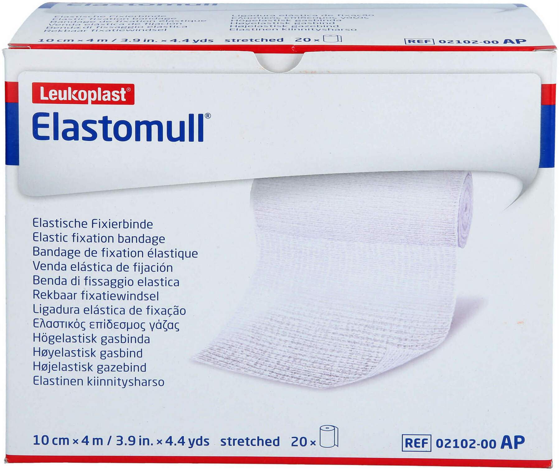 Elastomull 10 cm X 4 M Elast. Fixierb. 2102 20 Stück