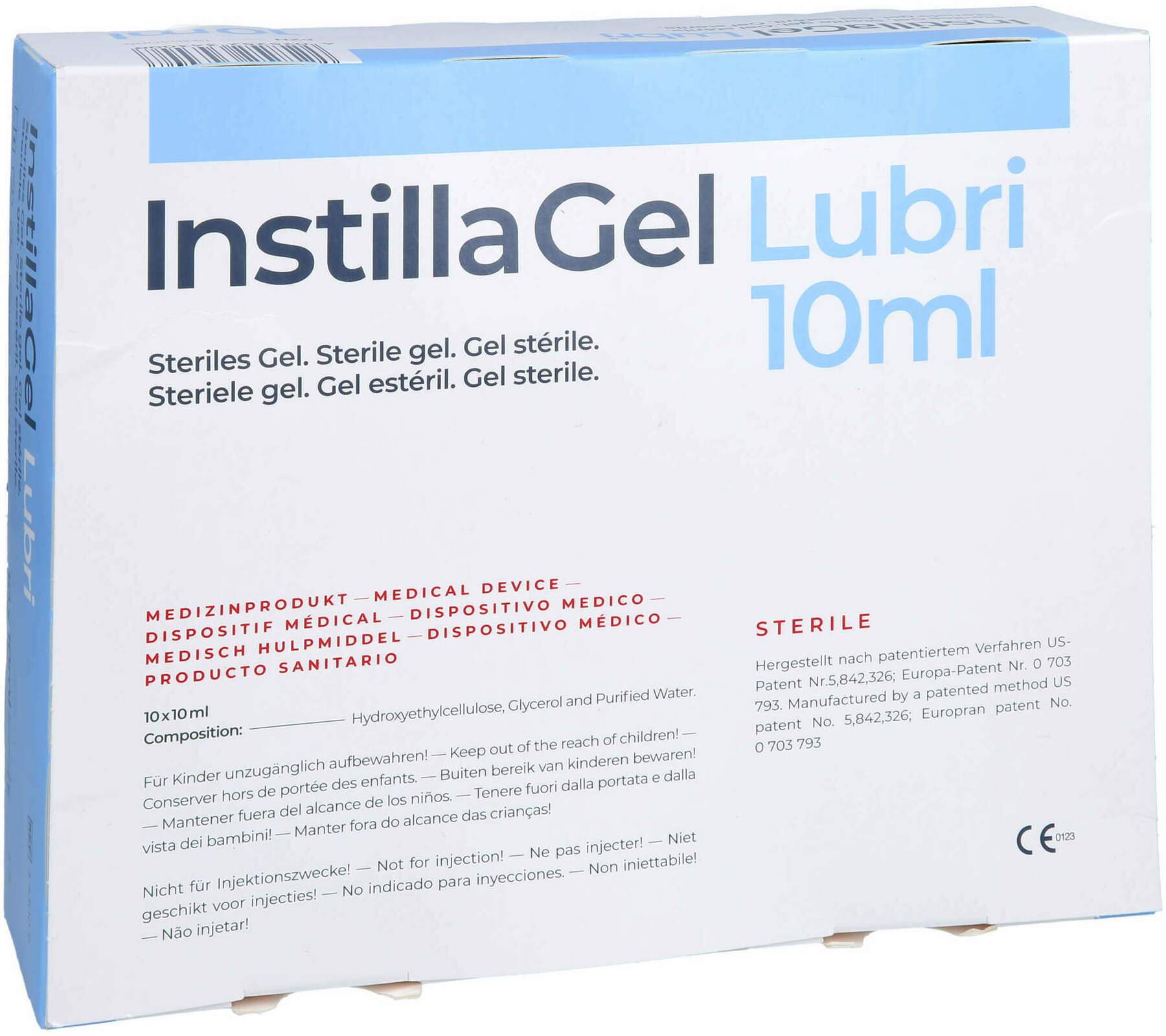 Instillagel Lubri 10 X 10 ml