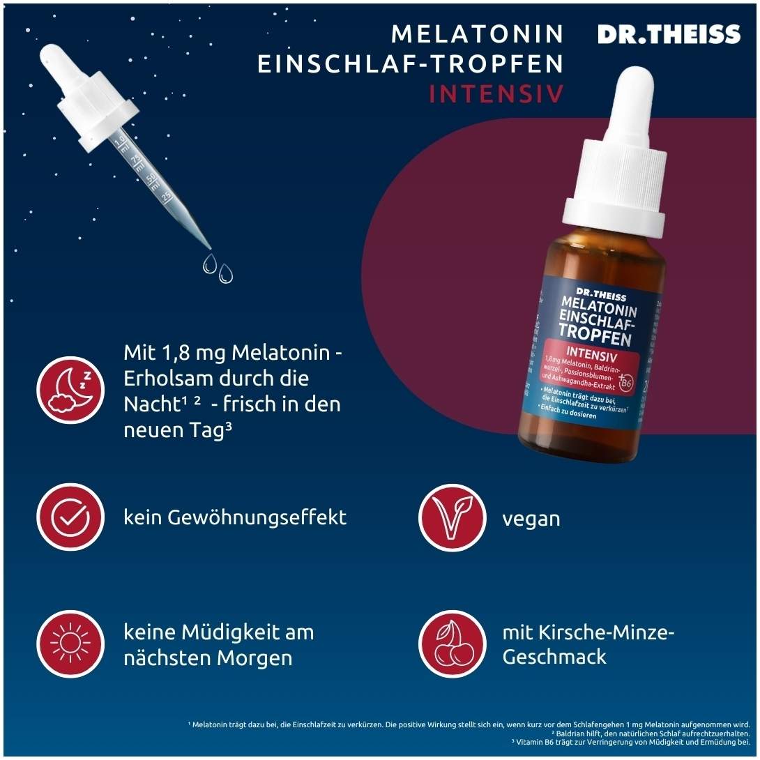 Dr.Theiss Melatonin Einschlaf Tropfen intensiv 20 ml