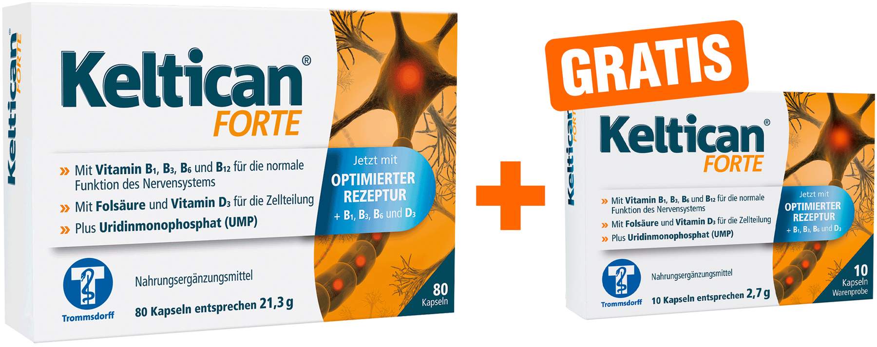 Keltican forte 80 Kapseln + gratis 10 Kapseln