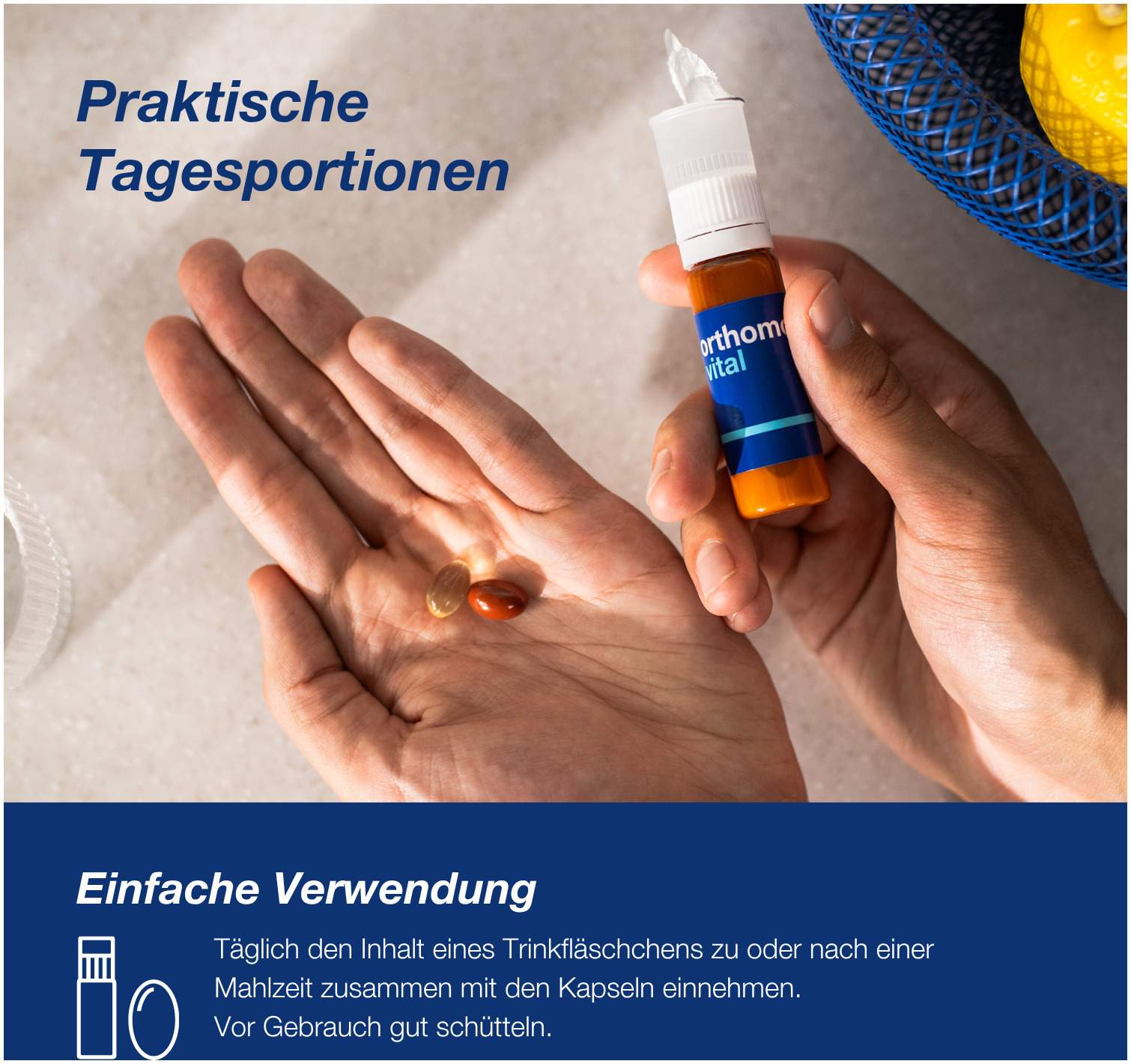 Orthomol Vital 30 Trinkfläschchen 1 Kombipackung
