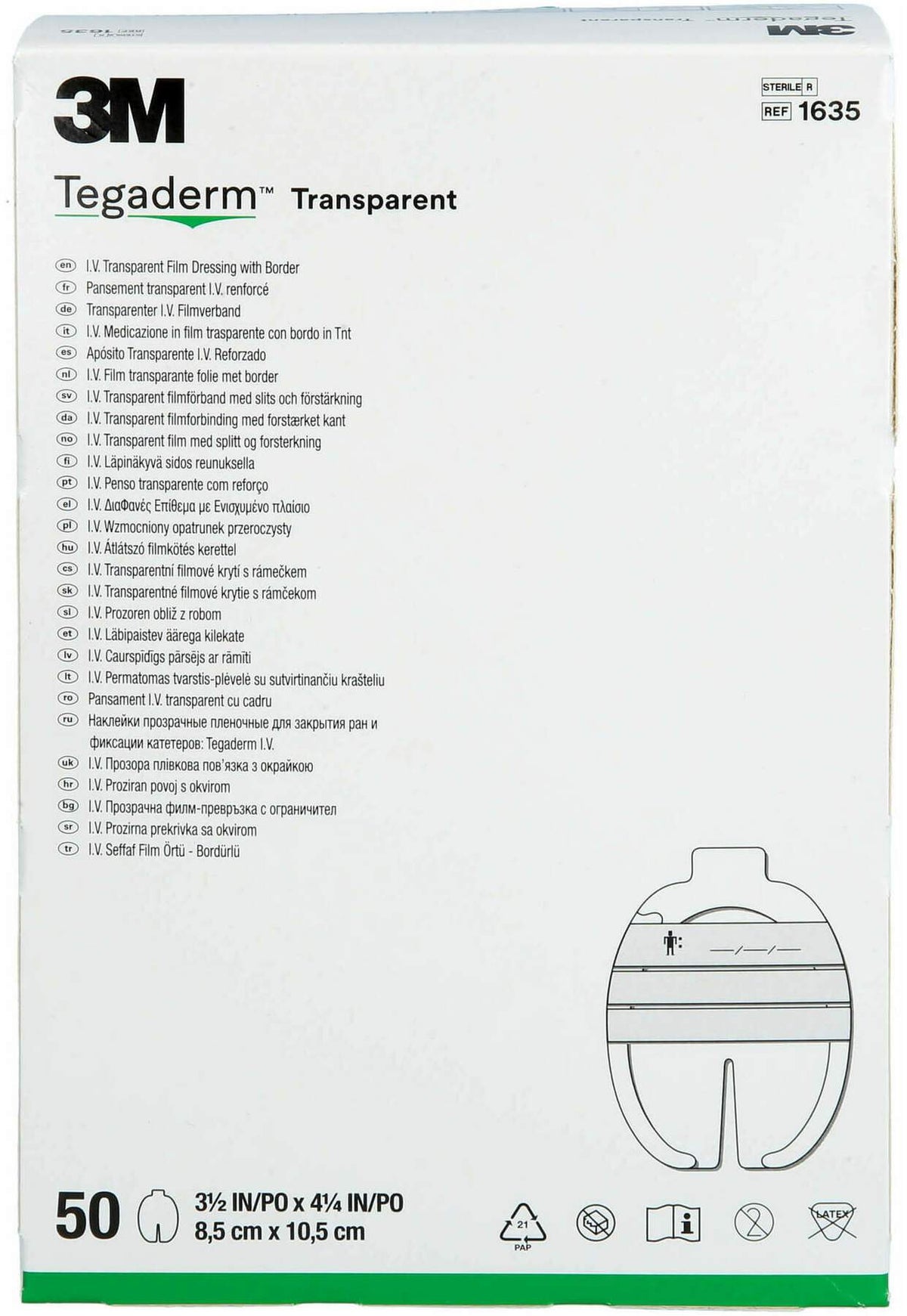 Tegaderm I.V. Kan.-U.Katheterfix.8