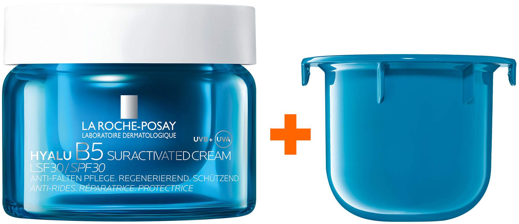 La Roche Posay Hyalu B5 Suractivated Cream LSF30 50 ml + La Roche Posay Hyalu B5 Suractivated Cream LSF30 50 ml Refill