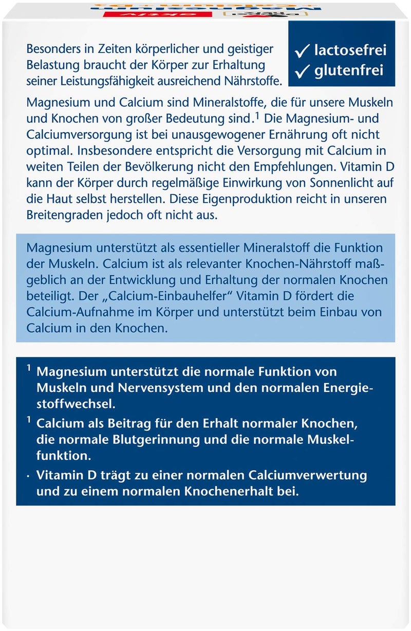 Doppelherz aktiv Magnesium + Calcium + D3 120 Tabletten