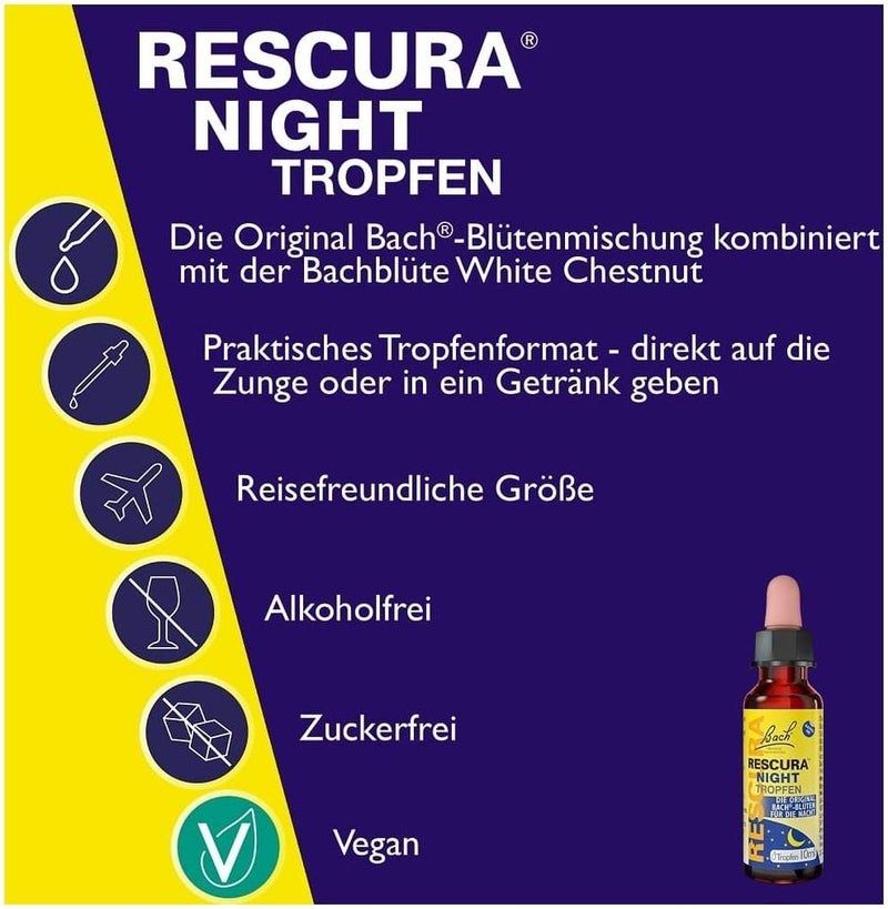 Bach Original Rescura Night alkoholfrei Tropfen 10 ml